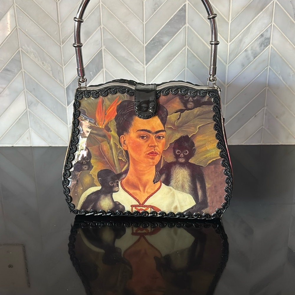 Artistic Women's Bag with Frida Kahlo Design